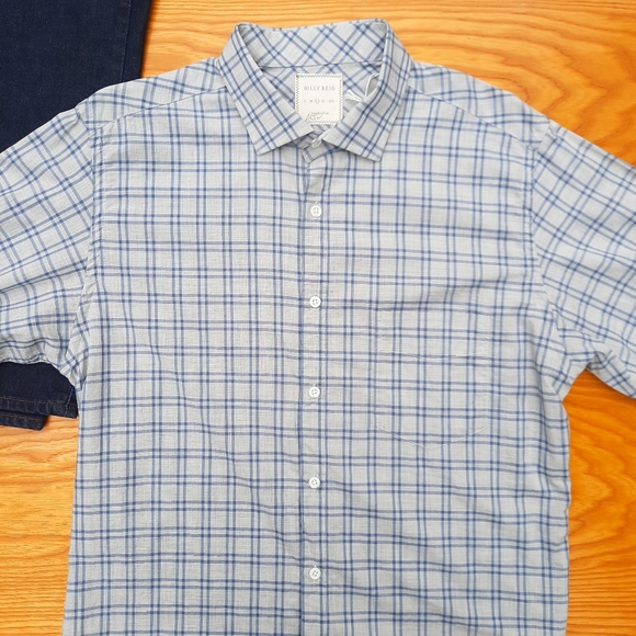 NEW Billy Reid Plaid Casual Button Up Shirt NWOT - Picture 6 of 12